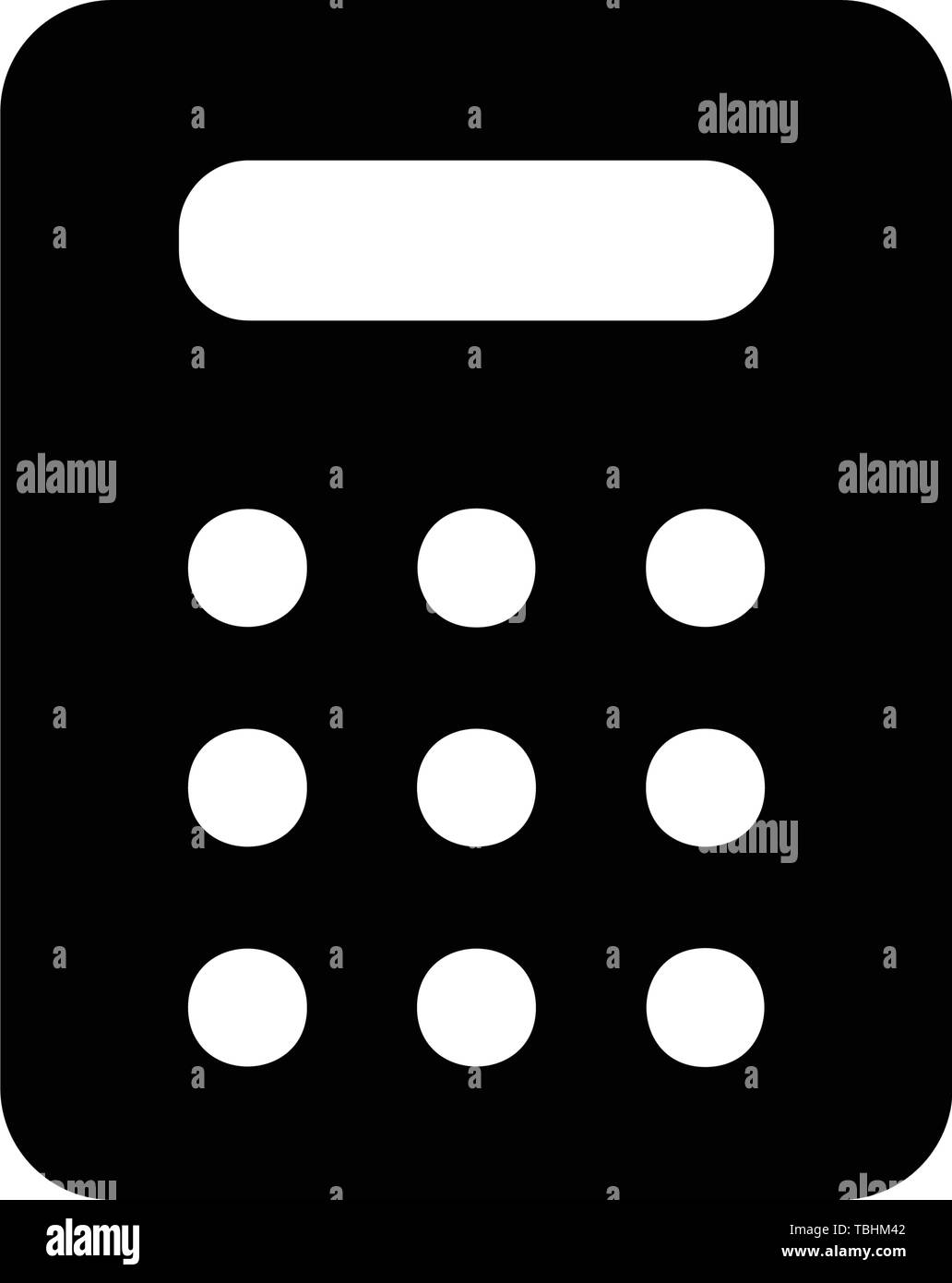 Calculator icon - vector Stock Vector