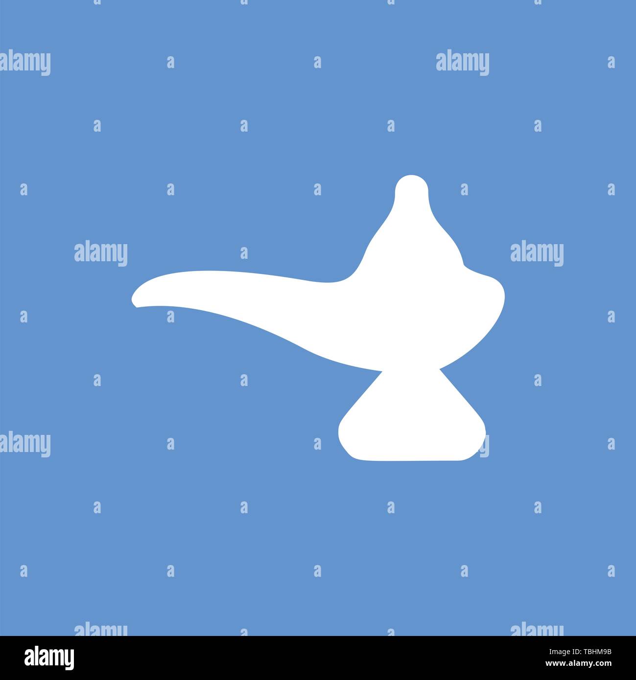 Traditional lamp icon - vector Stock Vector