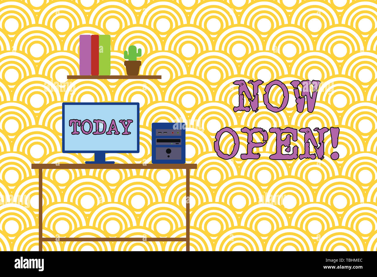 Conceptual Hand Writing Showing Now Open Concept Meaning
