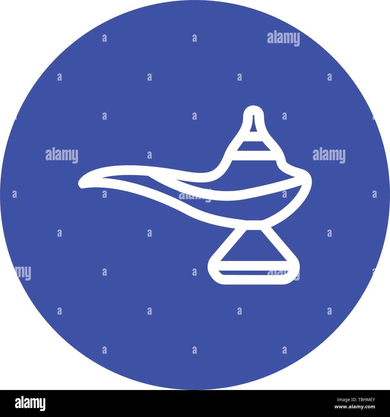 Traditional lamp icon - vector Stock Vector