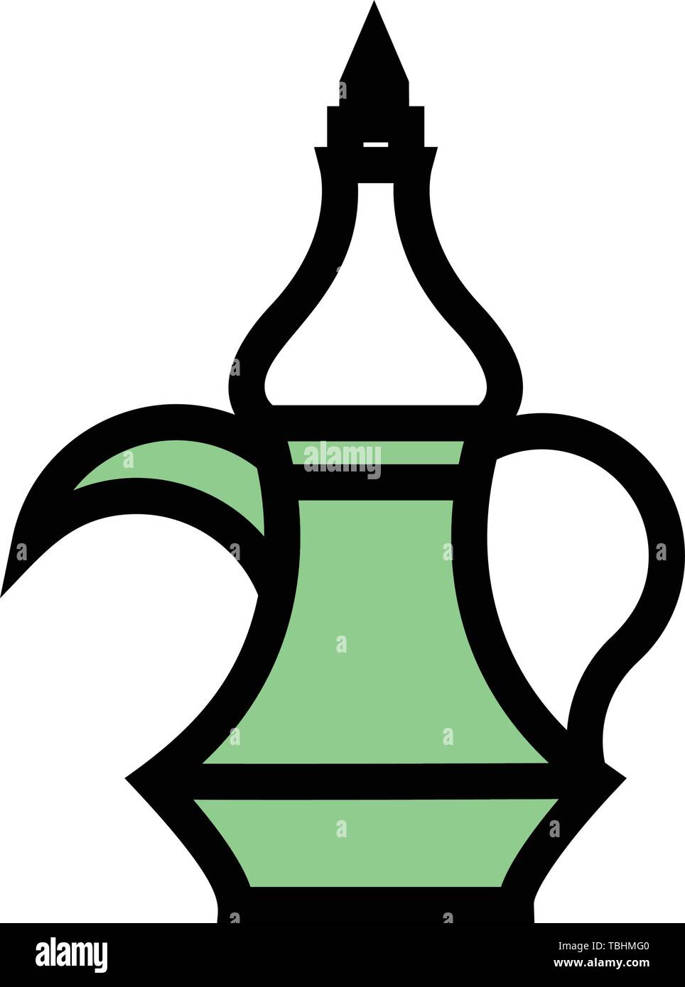 Traditional Jug icon - vector Stock Vector