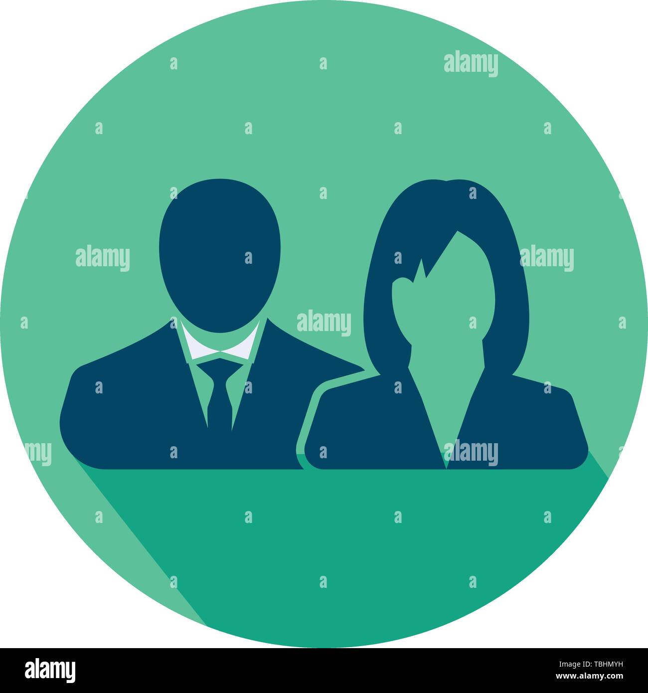 Men and women Colorful vector icon - People avatars Flat Icon Stock ...