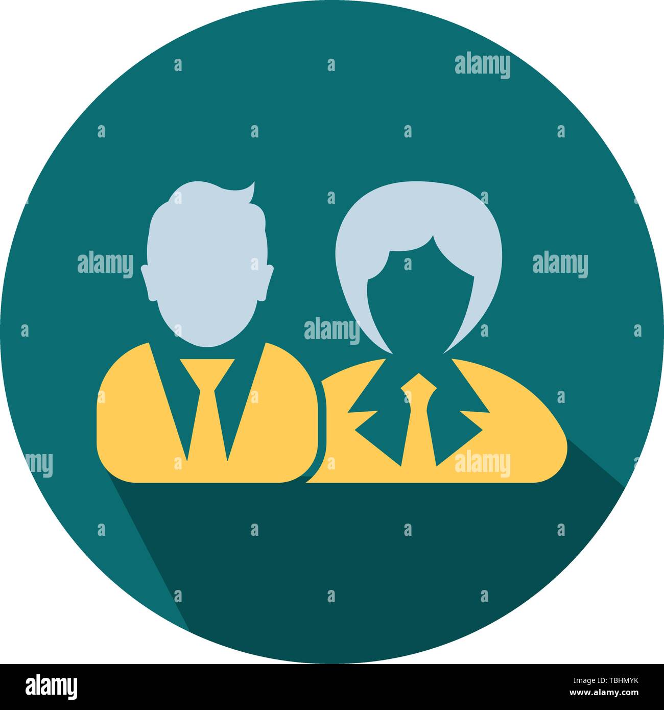 Men and women Colorful vector icon - People avatars Flat Icon Stock ...