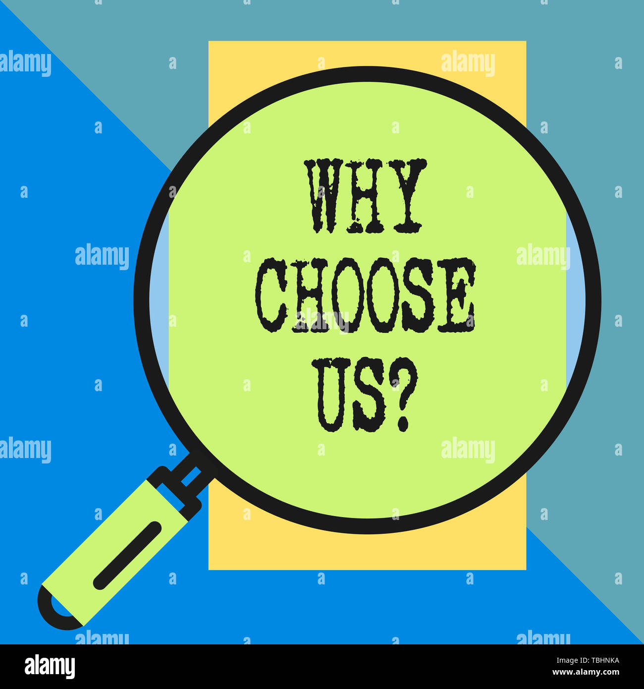 Handwriting text Why Choose Us Question. Conceptual photo list of