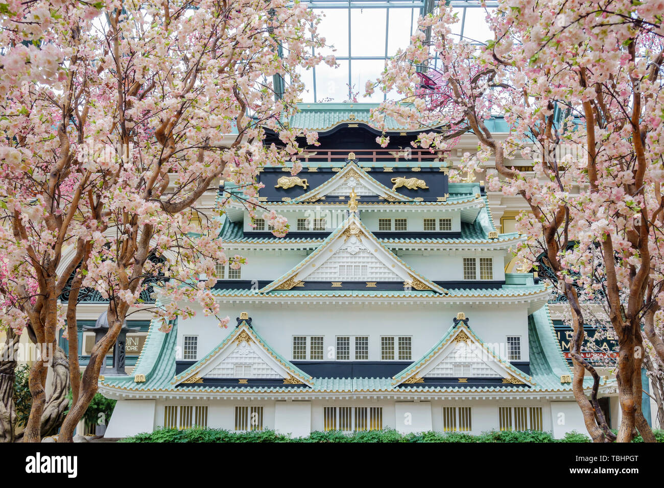 Las Vegas, APR 28 Special Japanese spring display in Bellagio
