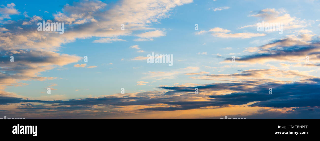 Dark clouds over the sea at sunset Stock Photo - Alamy