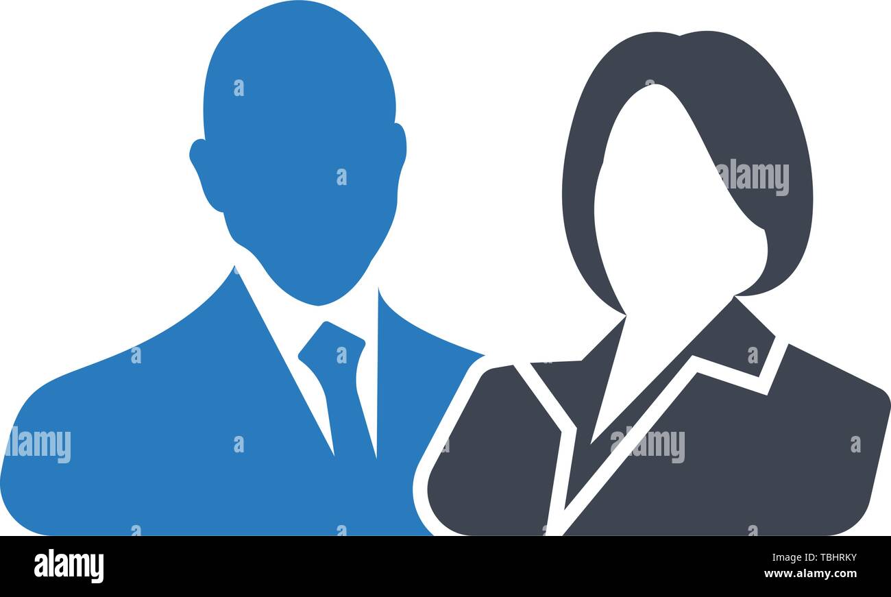 Men and women with the business avatar profile picture - Blue Stock ...