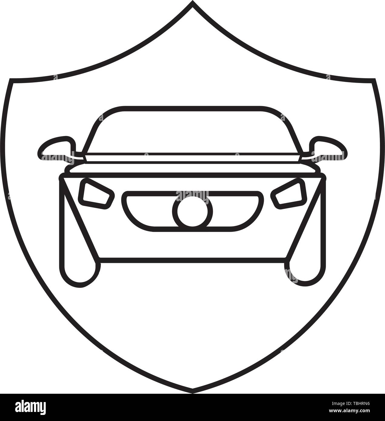 Protect car guard shield Stock Vector Image & Art Alamy