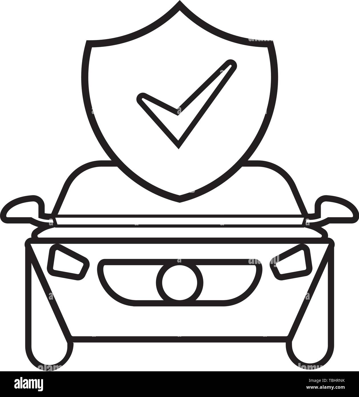 Car protect Stock Vector Images - Alamy