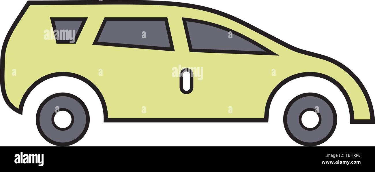 Car colorful line art icon Stock Vector Image & Art - Alamy