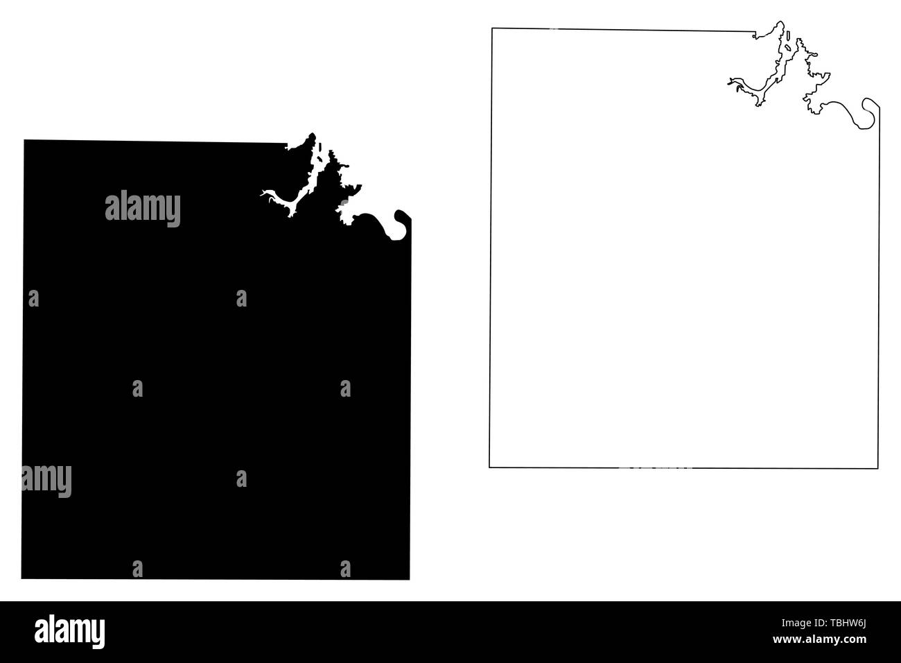 Paint rock texas map Stock Vector Images Alamy