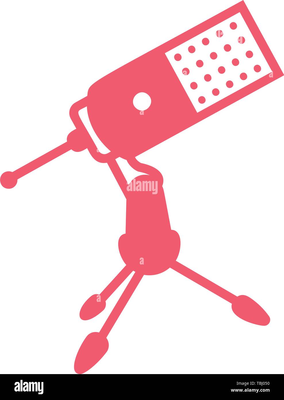Microphone icon vector - Glyph sign Stock Vector Image & Art - Alamy