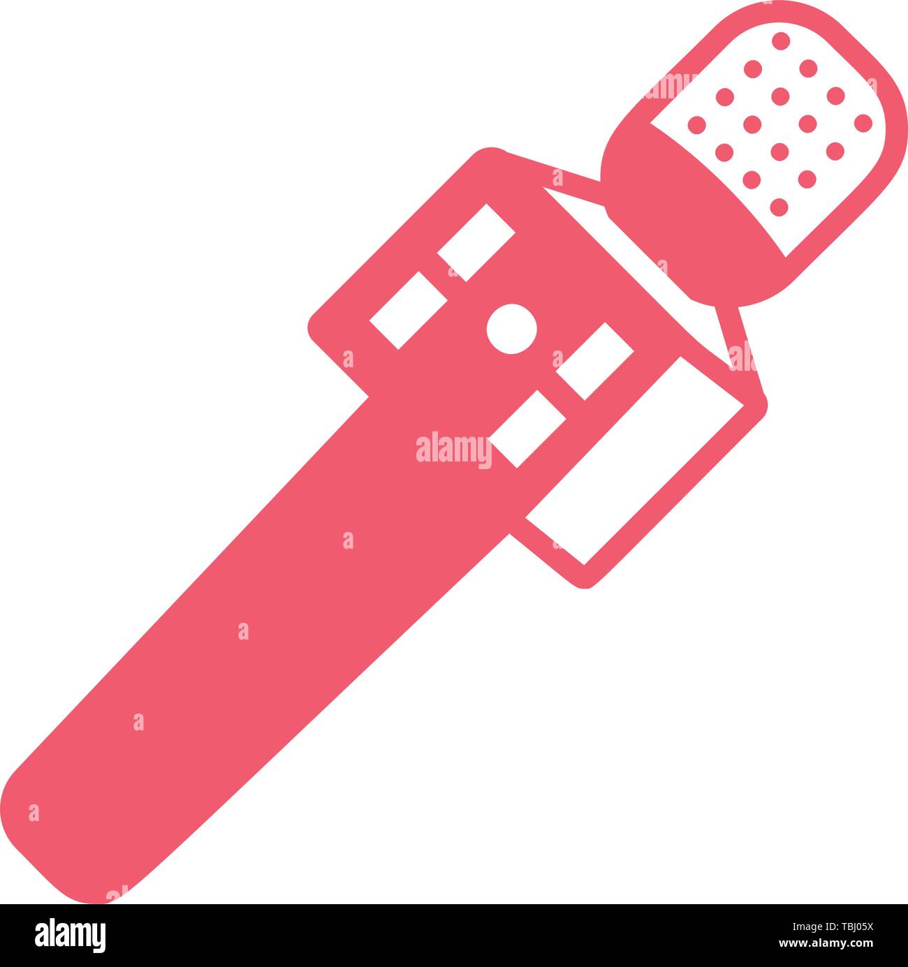 Microphone icon vector - Glyph sign Stock Vector Image & Art - Alamy