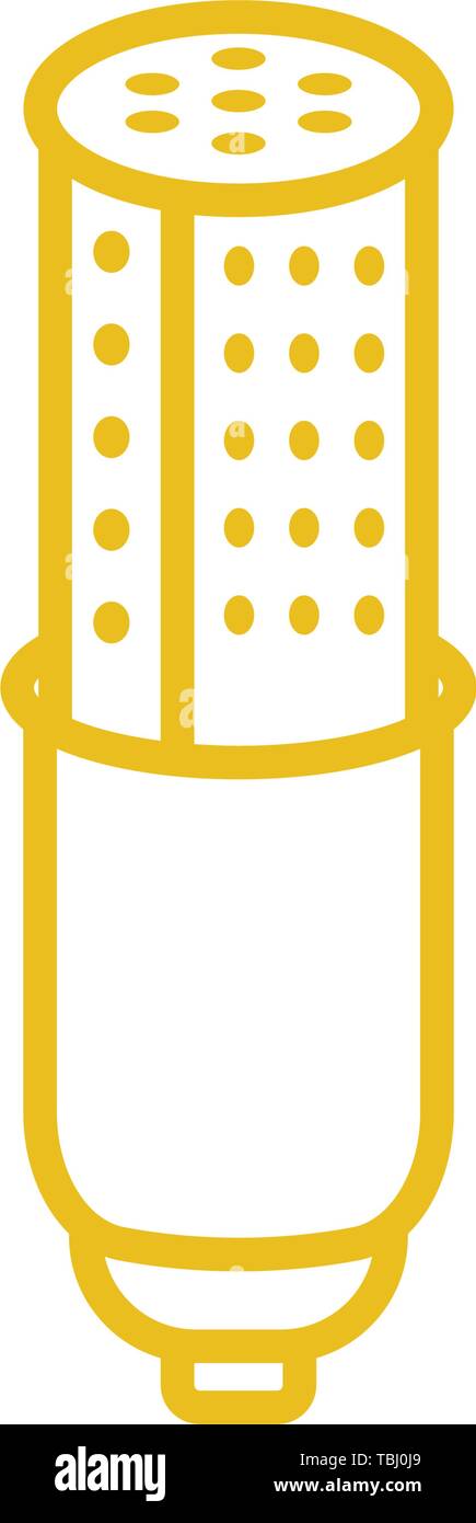 Microphone icon vector - Line art Stock Vector Image & Art - Alamy