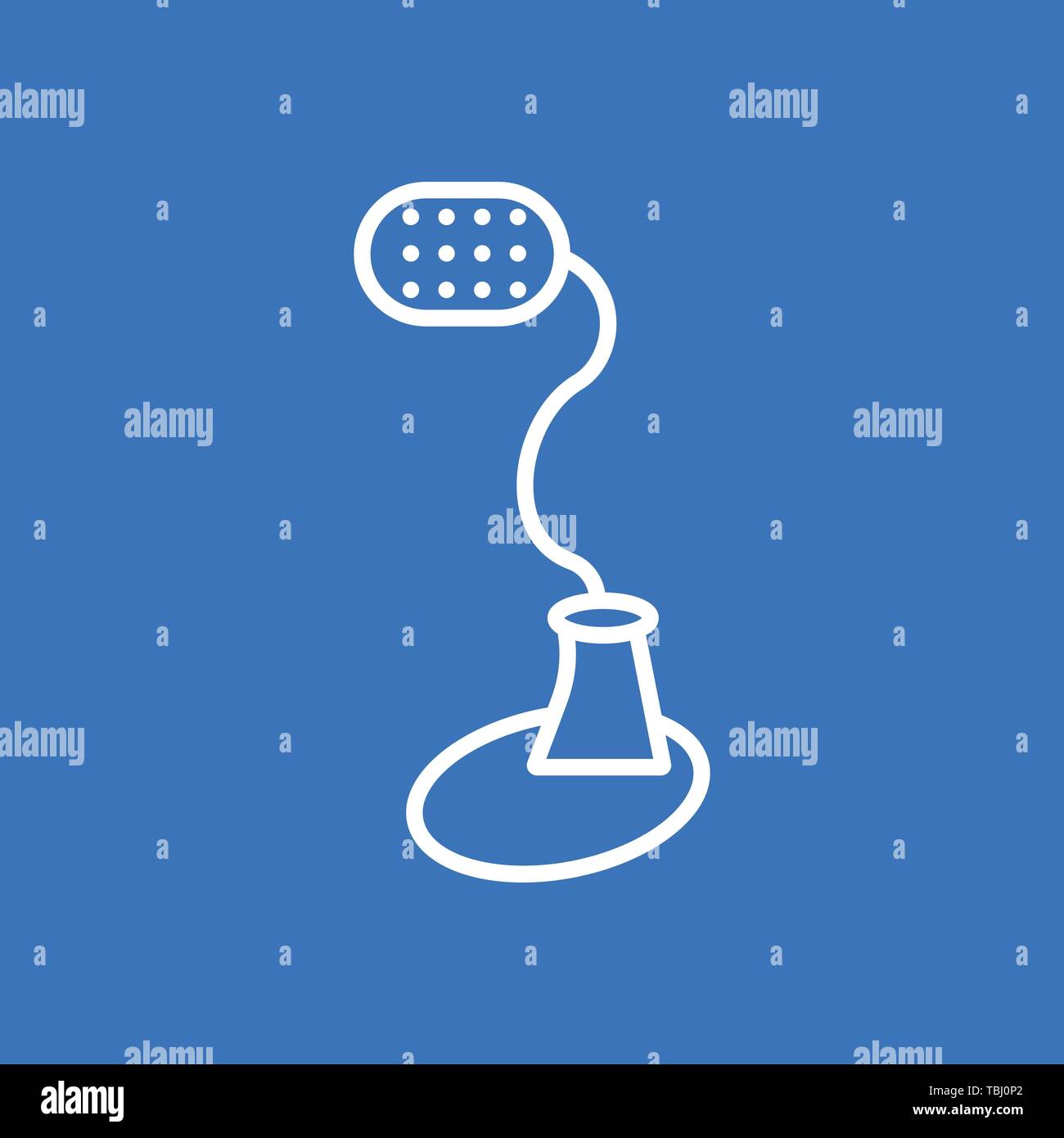 Microphone icon vector - Line art Stock Vector Image & Art - Alamy