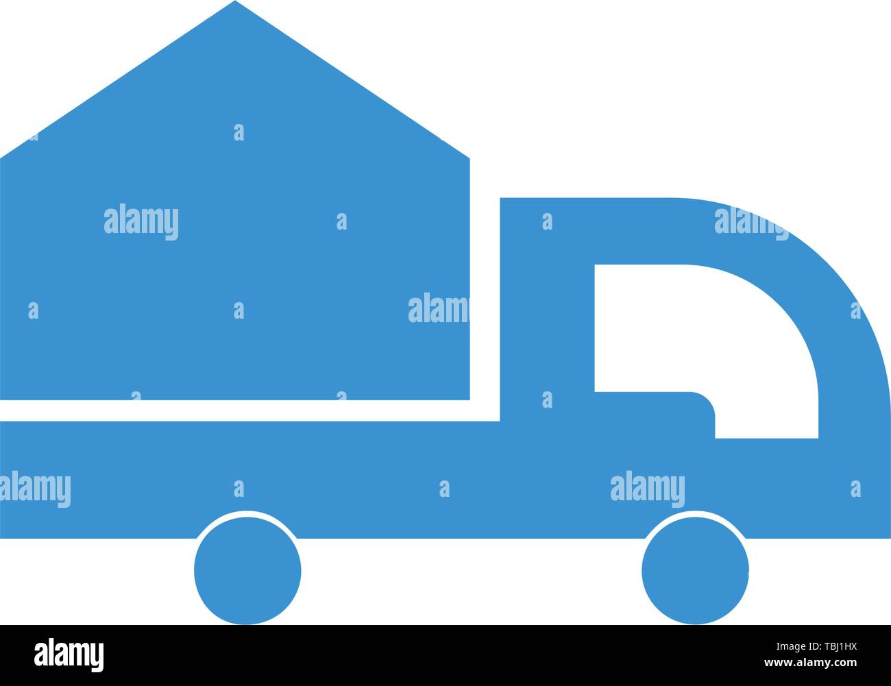 House shifting sign Moving to a new place concept Stock Vector Image