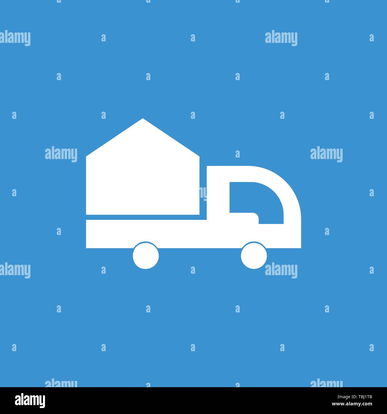 House shifting sign Moving to a new place concept Stock Vector Image