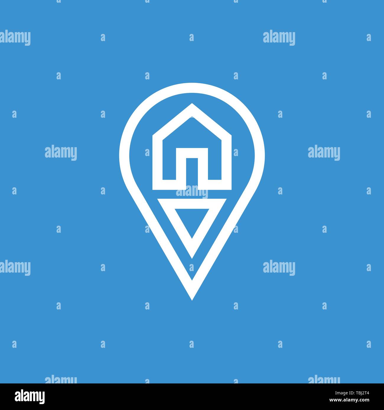 Road sign on house Stock Vector Images - Alamy