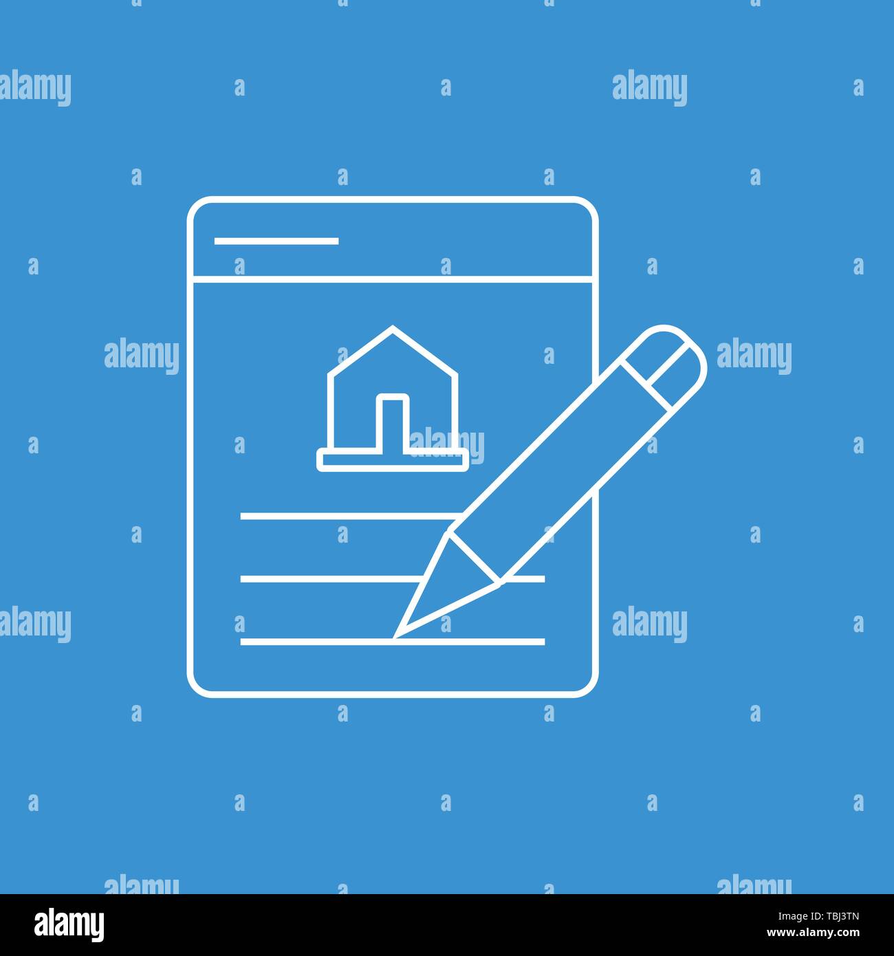 Estate documents Stock Vector Images - Alamy