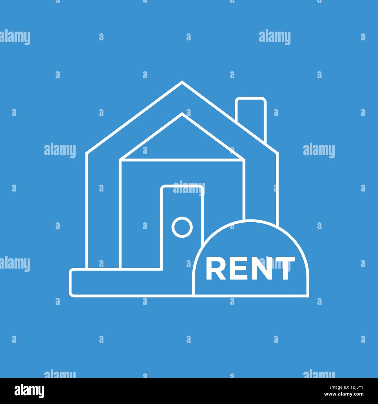 House rent sign icon - vector Stock Vector Image & Art - Alamy