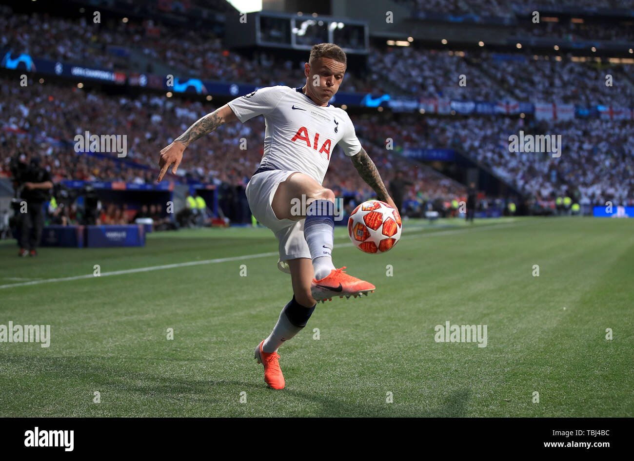 Tottenham Hotspur's Kieran Trippier during the UEFA Champions League ...
