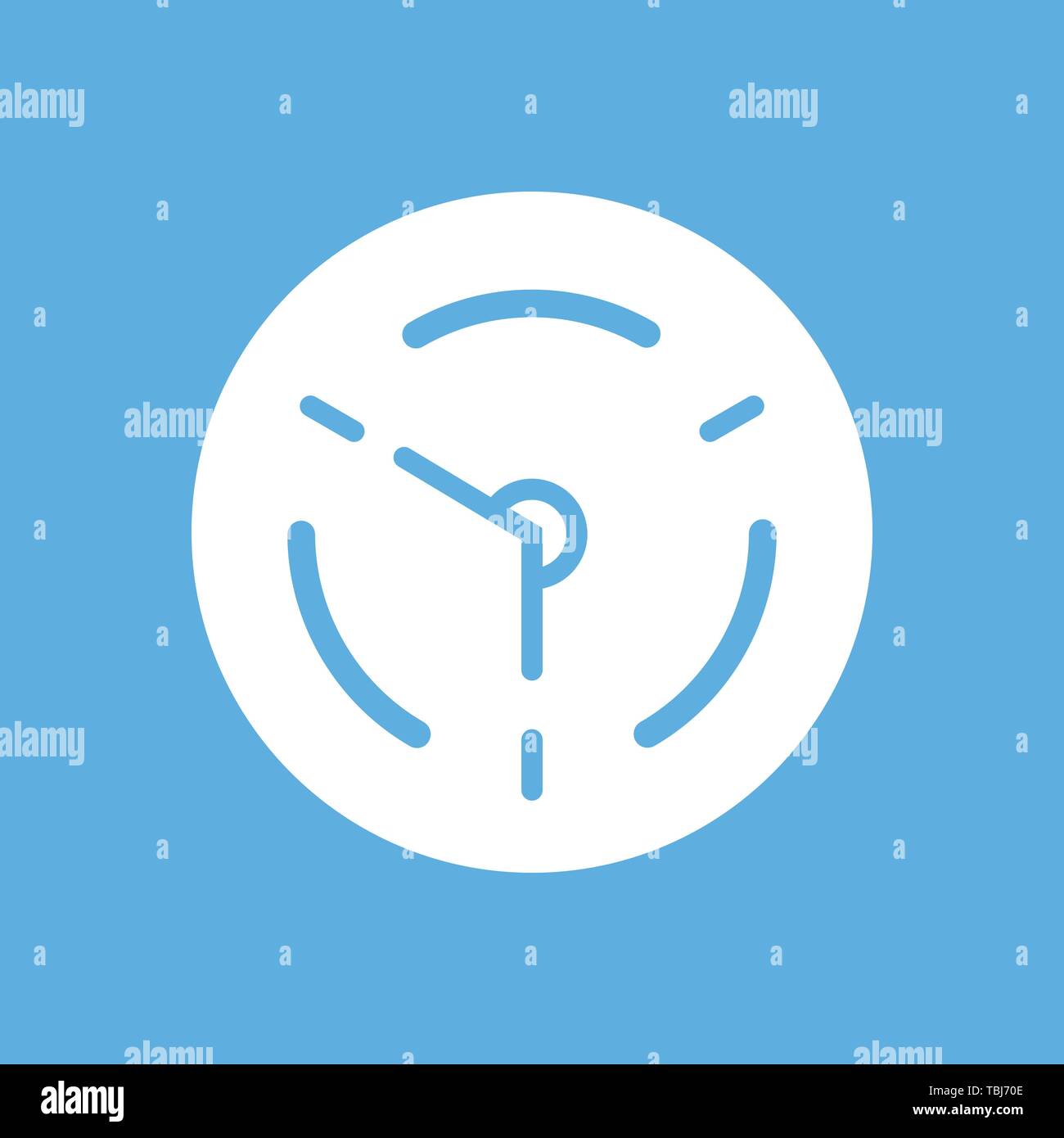 Clock icon - Watch sign vector Stock Vector Image & Art - Alamy