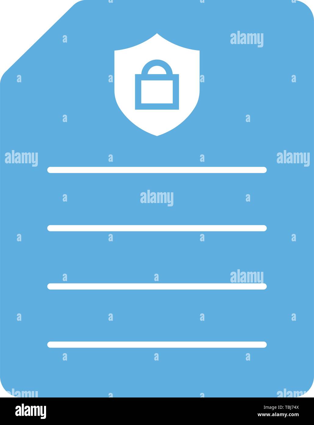 Office secure document file icon Stock Vector Image & Art - Alamy