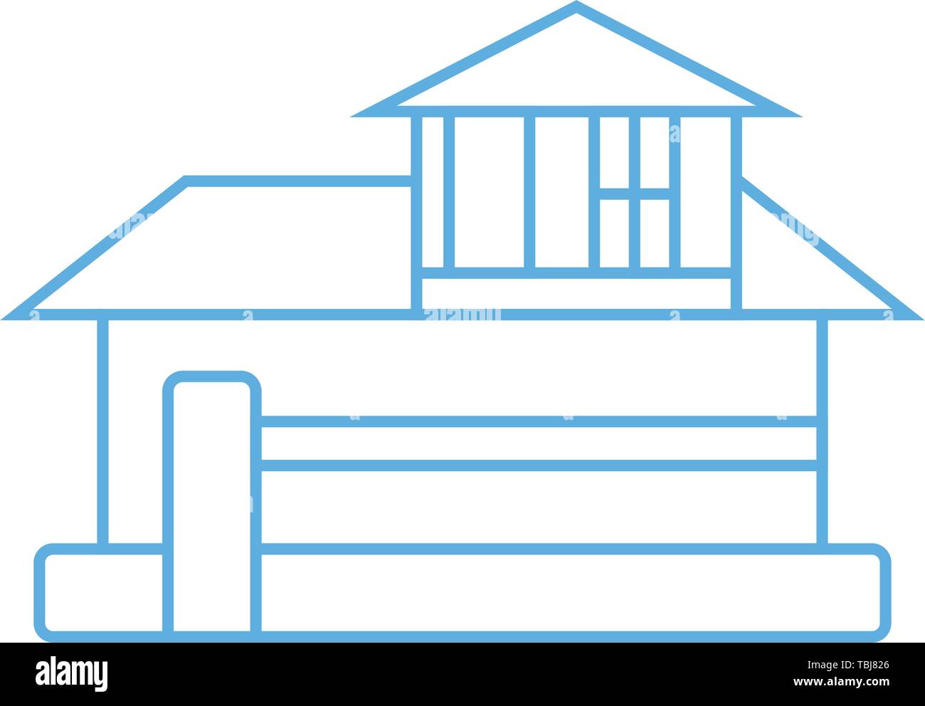 Real estate icon - House sign vector Stock Vector