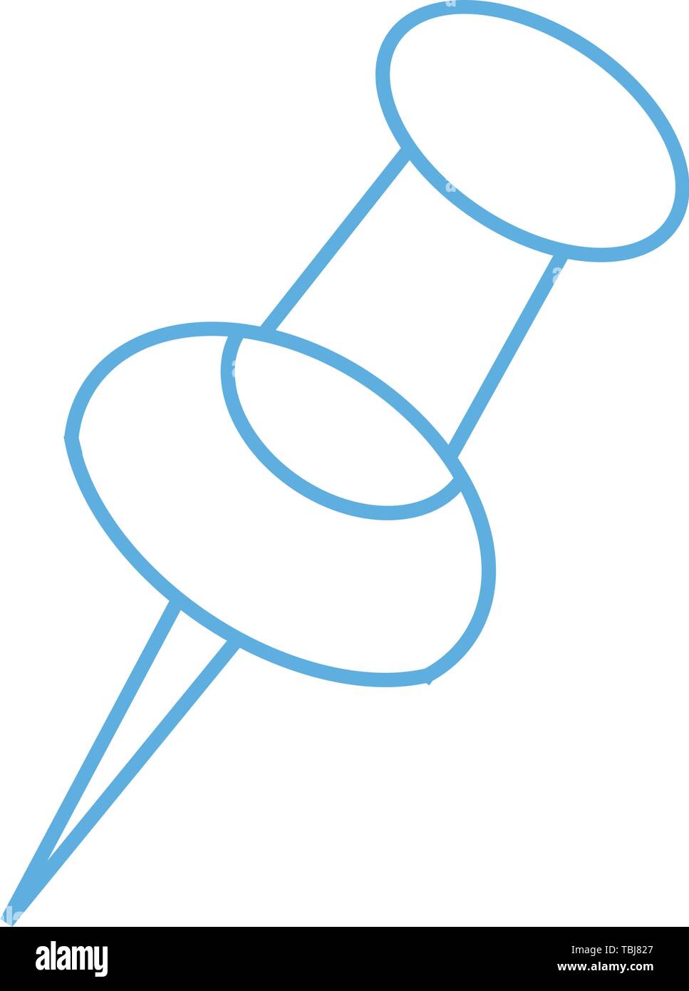 Push pin icon - vector Stock Vector Image & Art - Alamy