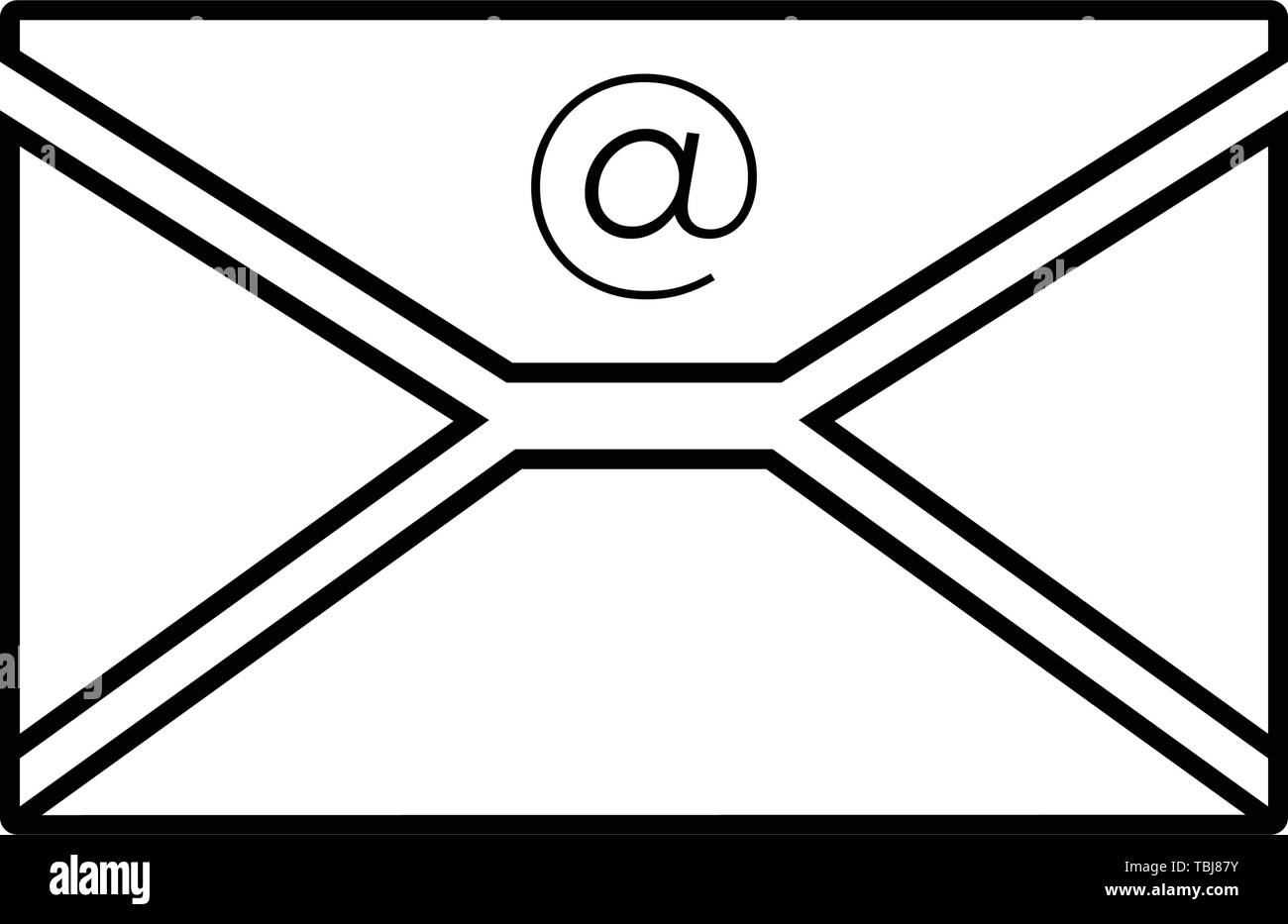 Envelop vector vectors hi-res stock photography and images - Alamy