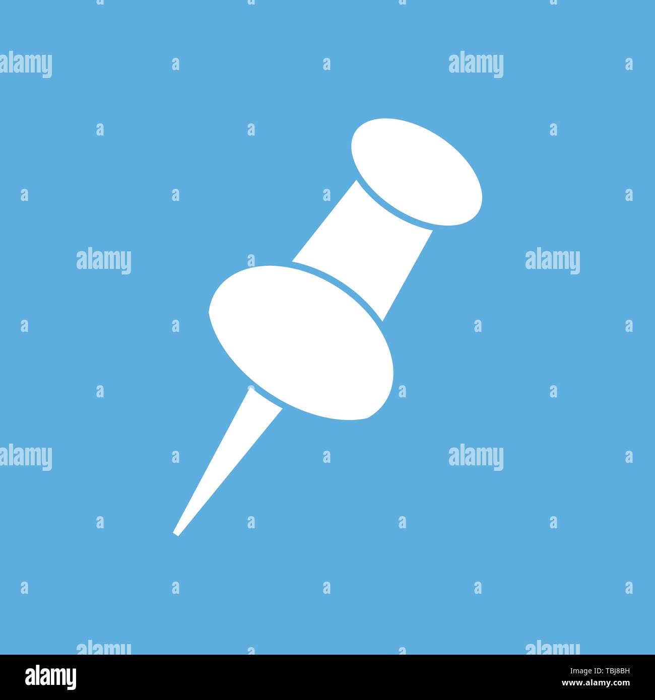 Push pin icon - vector Stock Vector Image & Art - Alamy