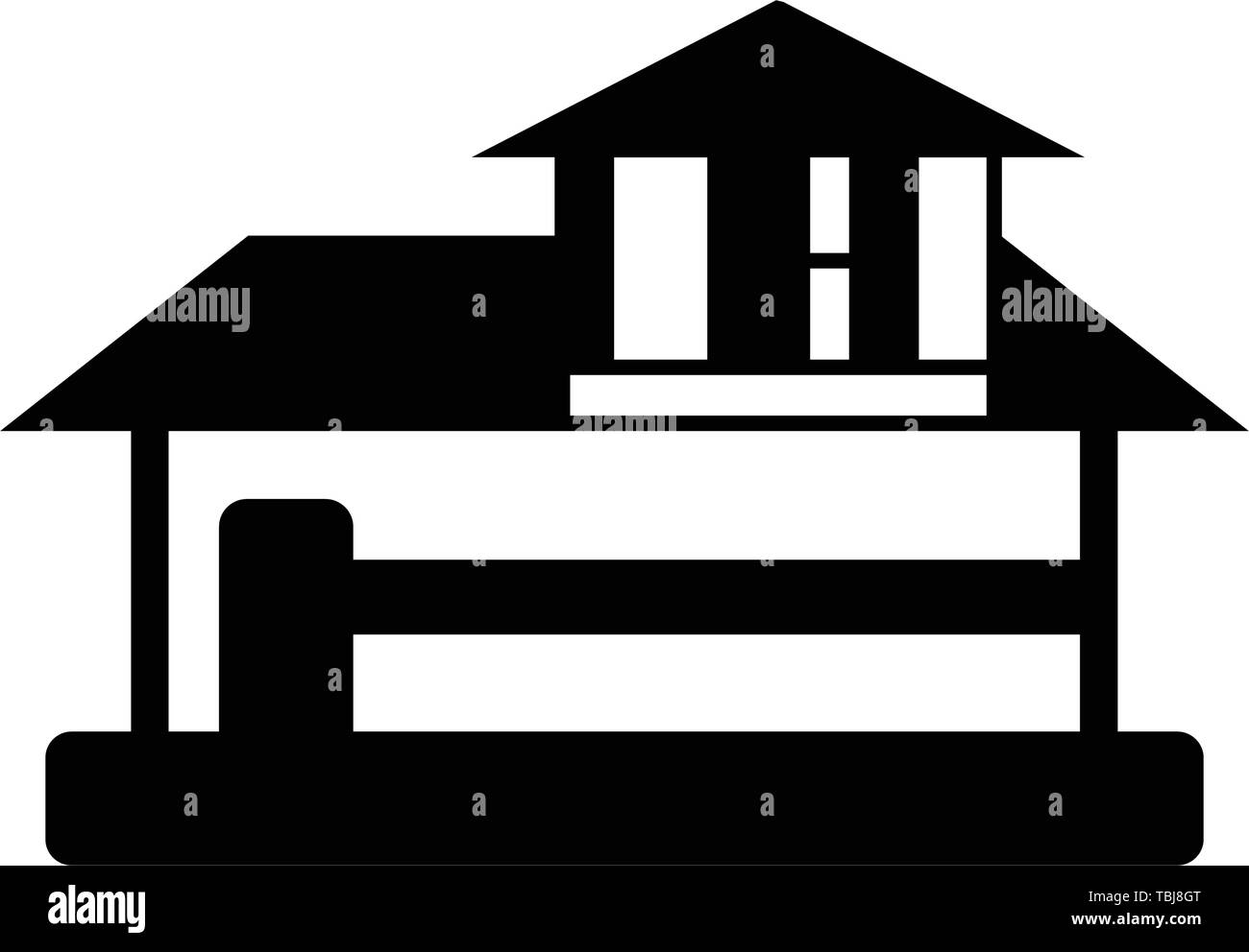 Real estate icon - House sign vector Stock Vector Image & Art - Alamy