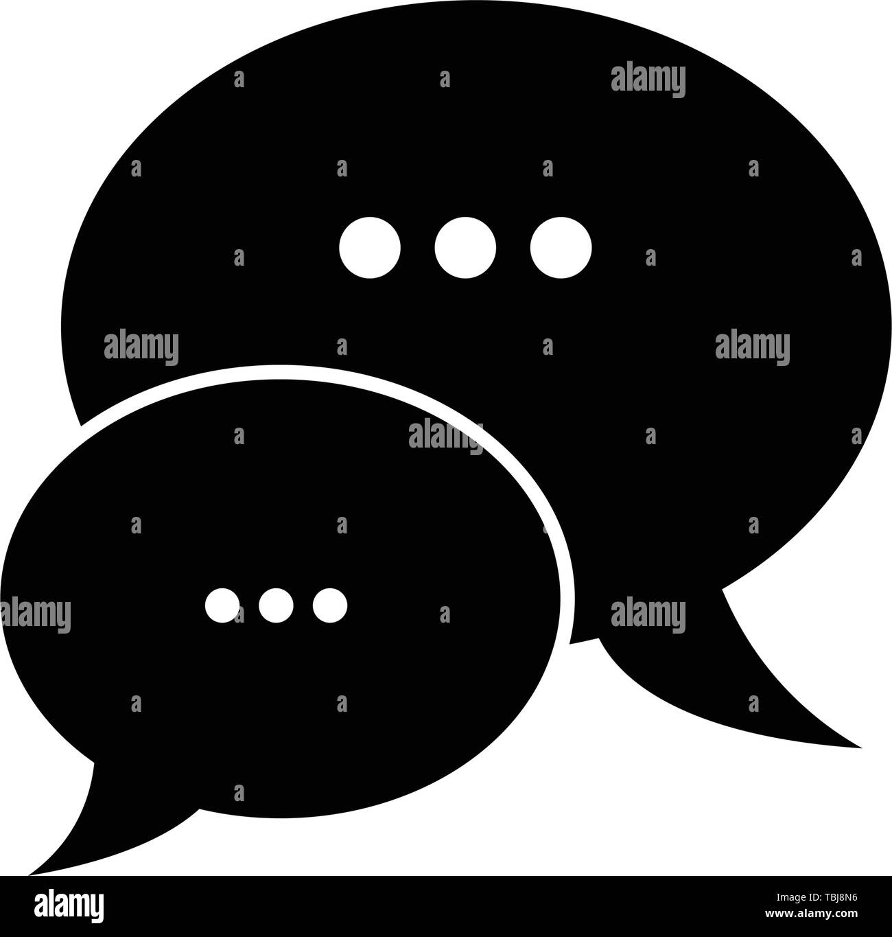 Message sign icon - Communication icon vector Stock Vector Image & Art ...