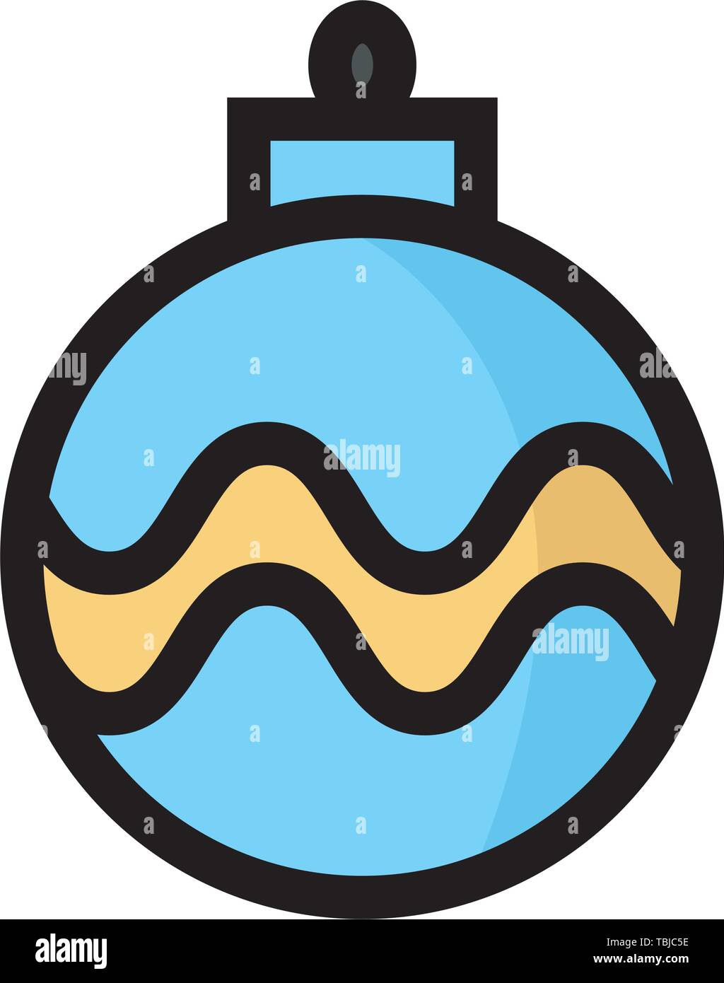 Christmas light icon - linear colorful illustration Stock Vector