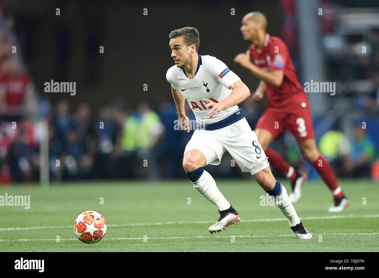 Madrid Spain 01st June 2019 Harry Winks During The Match Tottenham Hotspur Fc Versus Liverpool Fc