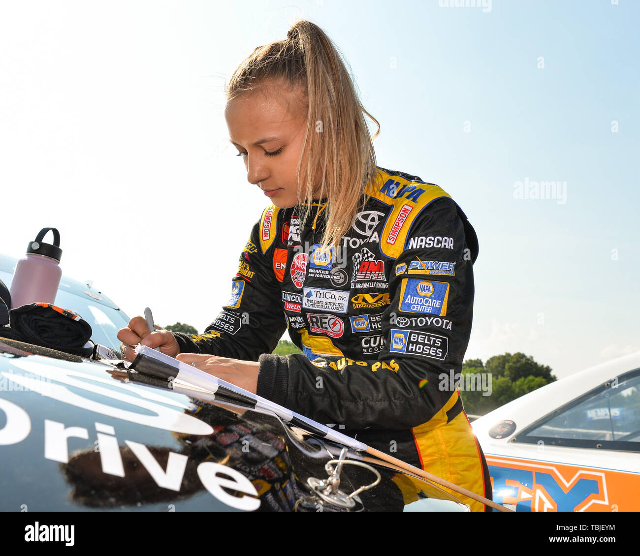 Memphis, TN, USA. 01st June, 2019. Brittney Zamora, driver of the NAPA