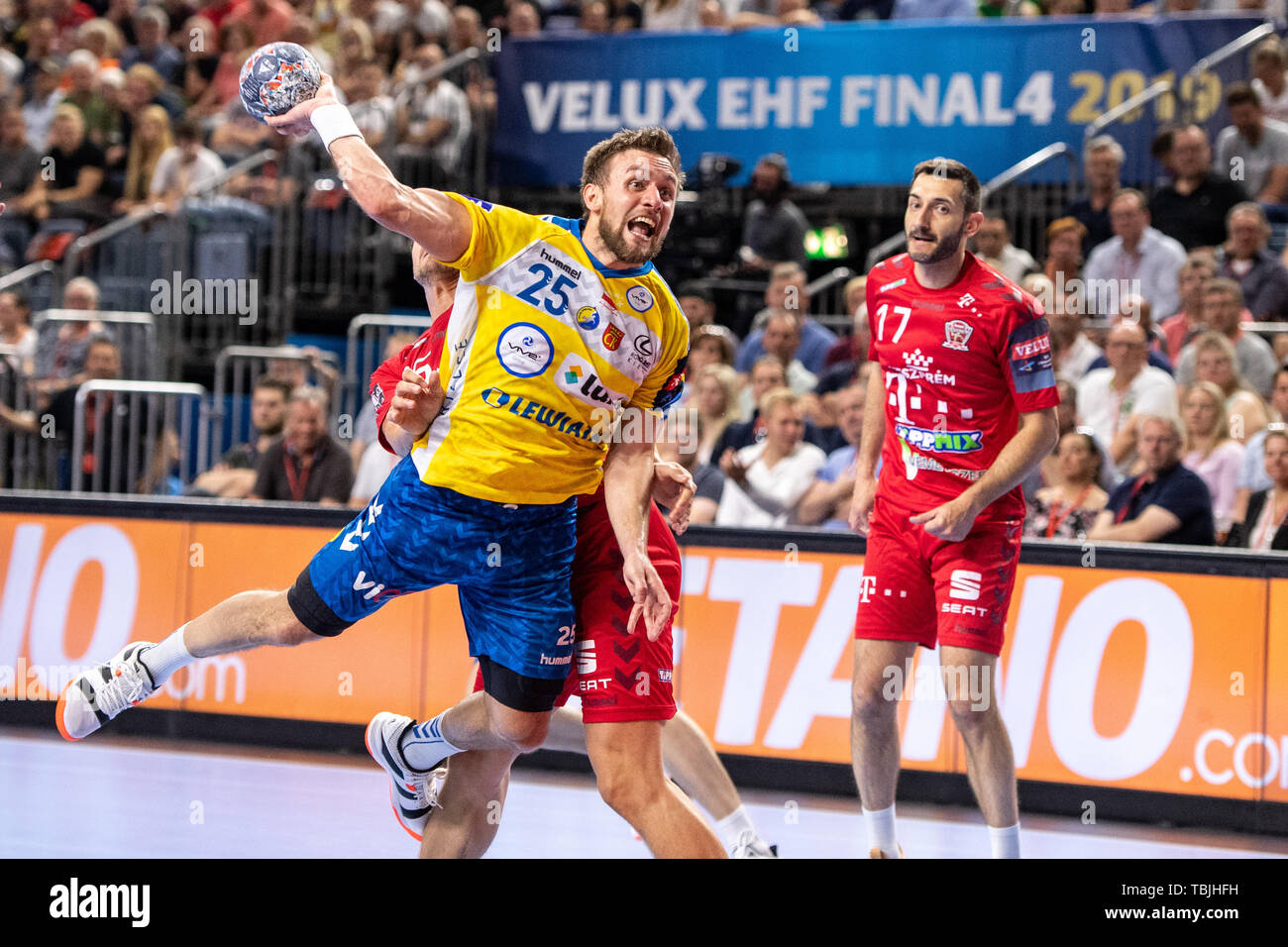 Cologne, Germany. 01st June, 2019. Handball: Champions League, Telekom  Veszprem - KS Vive Kielce, final round, final