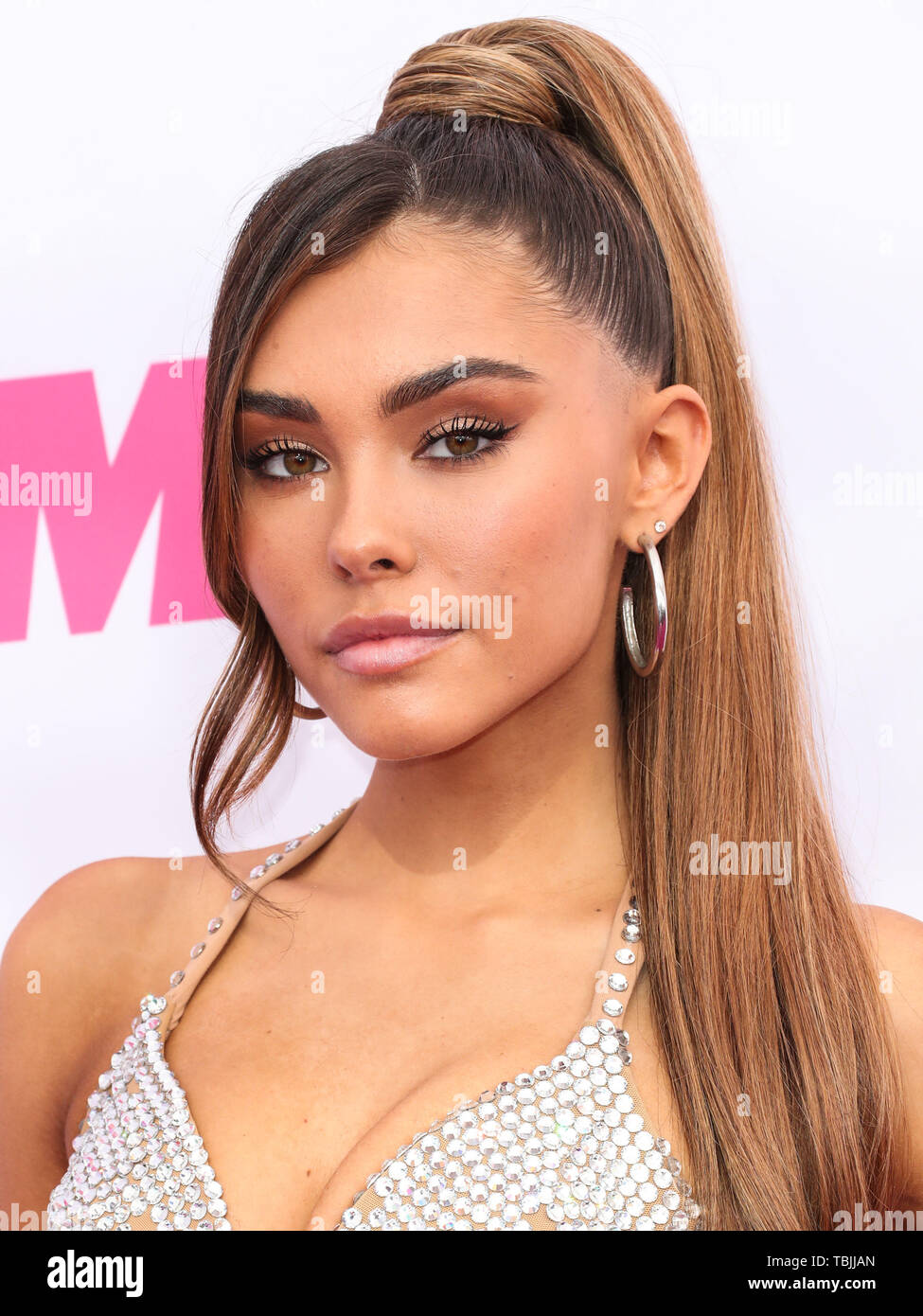 CARSON, LOS ANGELES, CALIFORNIA, USA - JUNE 01: Madison Beer arrives at the  2019 iHeartRadio Wango Tango held at The Dignity Health Sports Park on June  1, 2019 in Carson, Los Angeles,