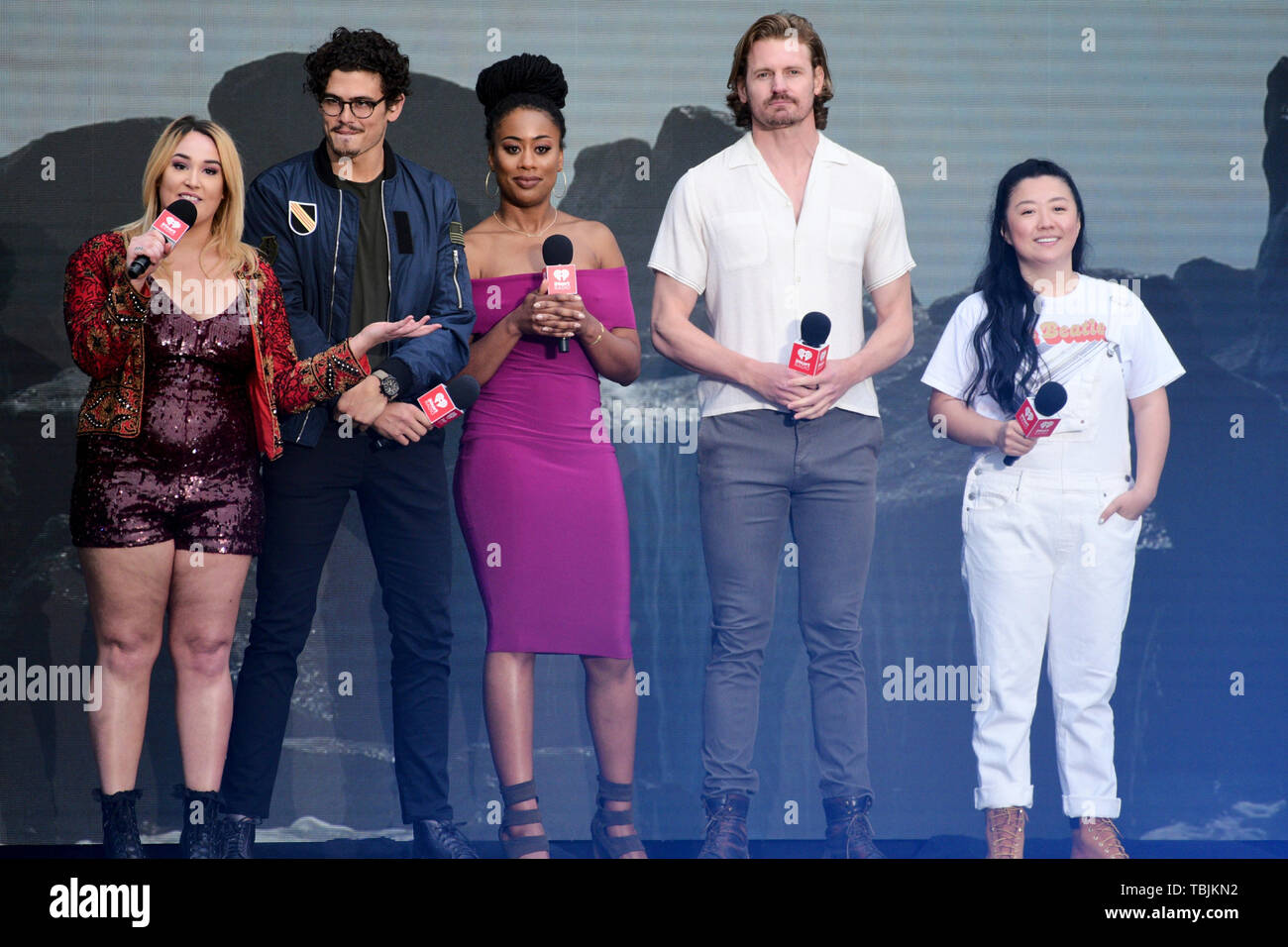 Carson, USA. 01st June, 2019. Carson, CA - JUNE 01: Emma Hunton, Tommy Martinez, Zuri Adele, Josh Pence and Sherry Cola attend the iHeartRadio Wango Tango Show at the Dignity Health Sports Park on June 01, 2019 in Carson, California. Credit: Imagespace/Alamy Live News Stock Photo