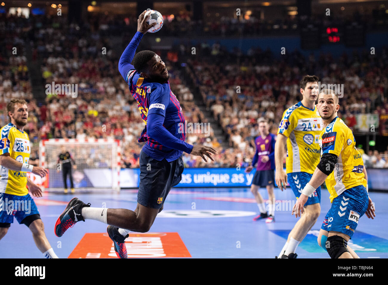 Cologne, Germany. 02nd June, 2019. Handball: Champions League, FC Barcelona - PGE Vive Kielce, final round, final
