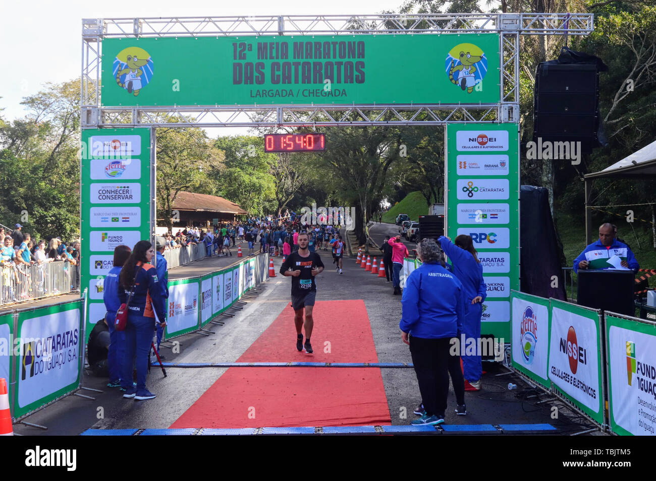 FOZ DO IGUAÇU, PR - 02.06.2019: MEIA MARATONA DAS CATARATAS - The Iguaçu  National Park received 4,500 athletes this Sunday, June 2 at the 12th  edition of the Cataratas Half Marathon. The