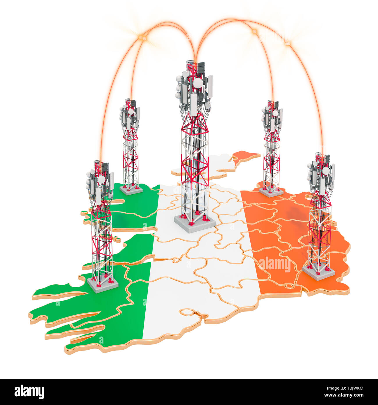 Irish towers Cut Out Stock Images & Pictures Alamy