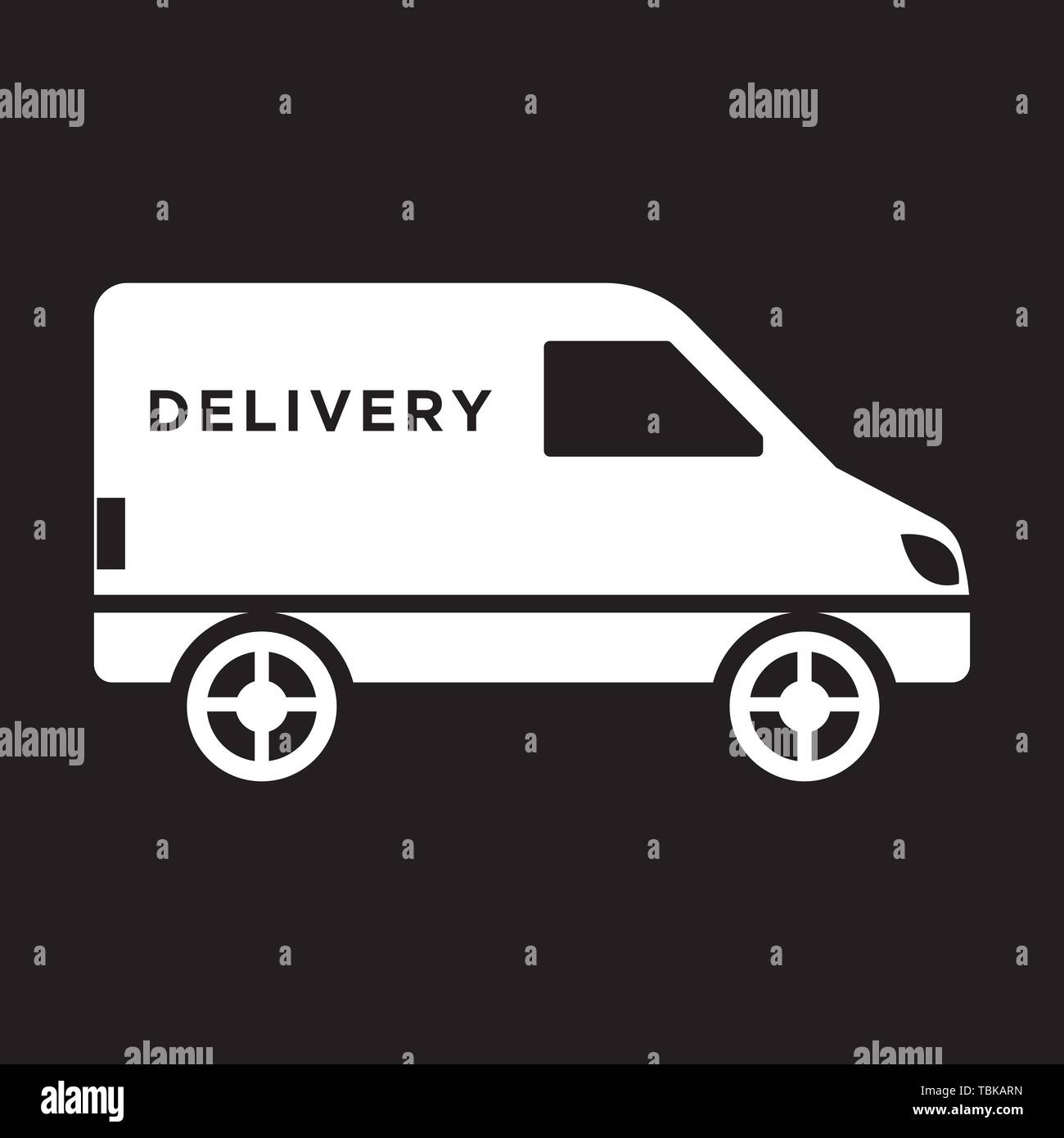 Minimalist express delivery service icon hi-res stock photography and ...