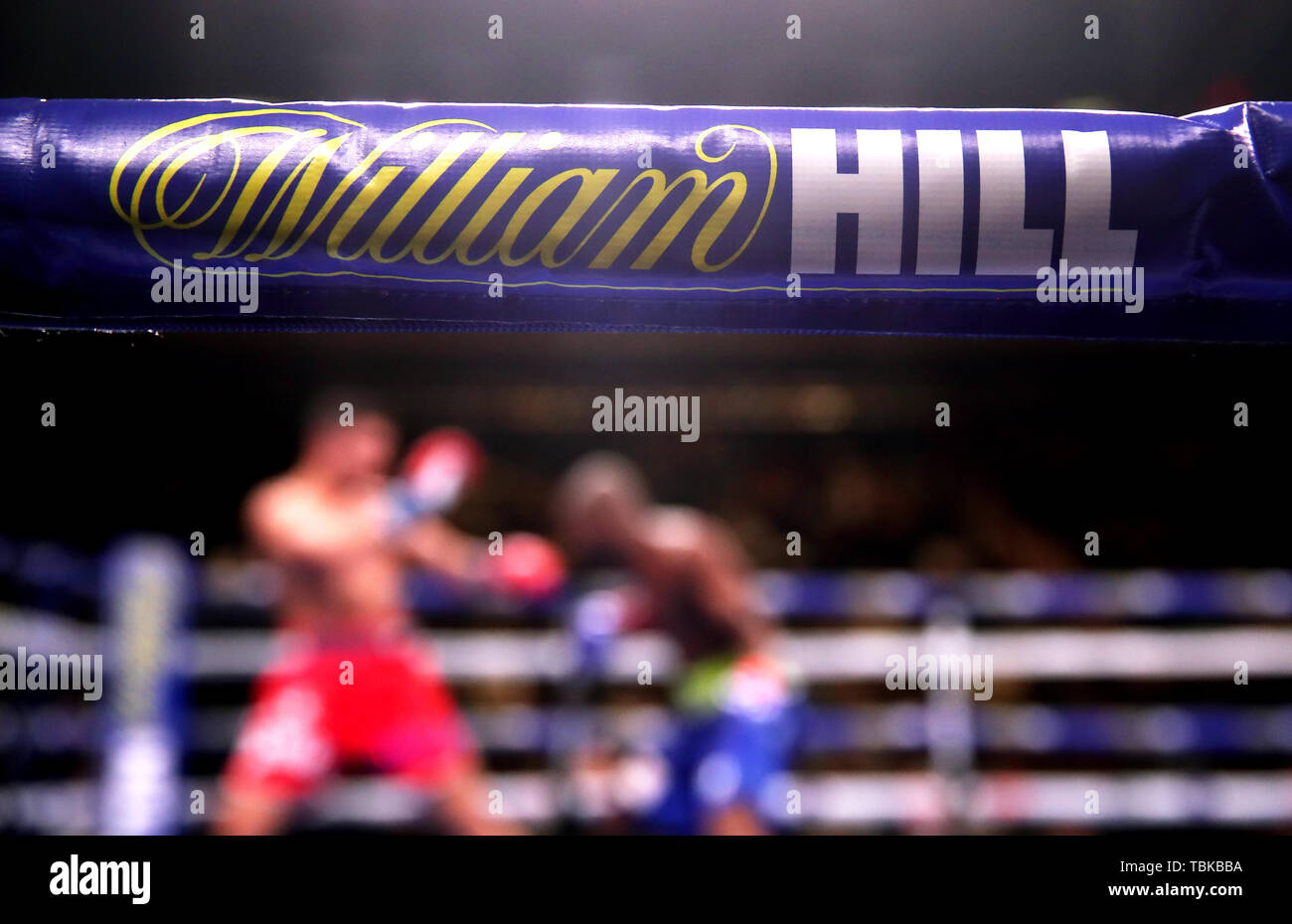 Close Up Of The William Hill Sponsored Ring Side At Madison Square