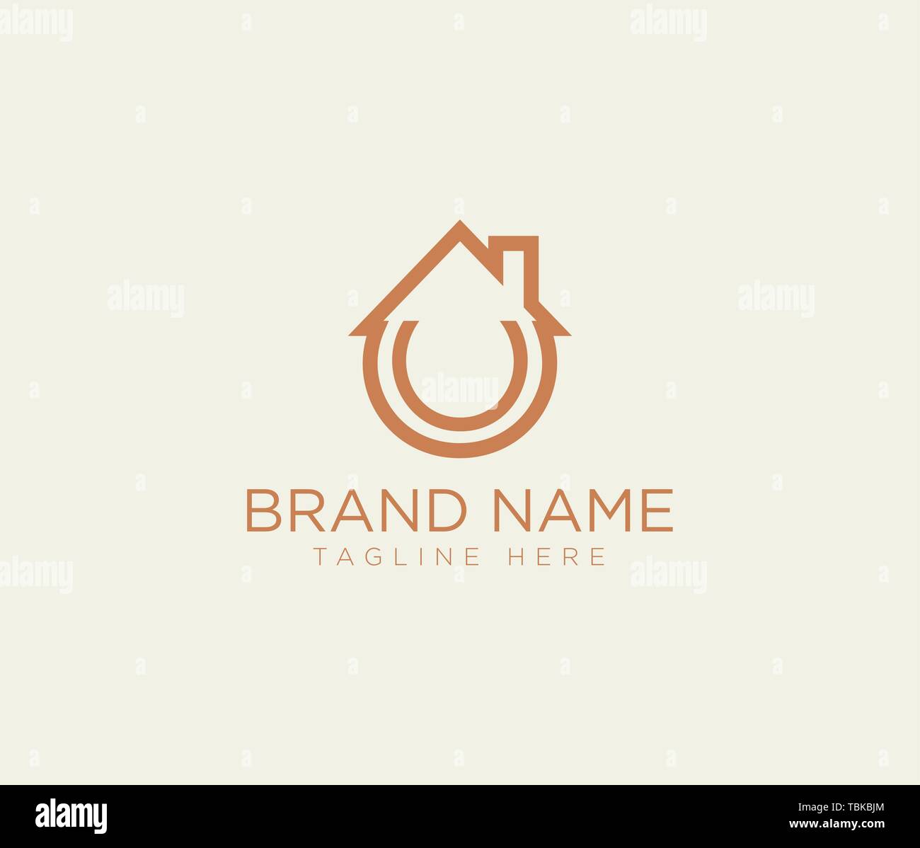 O Letter Real Estate Logo Design - Real estate logo Stock Vector Image ...