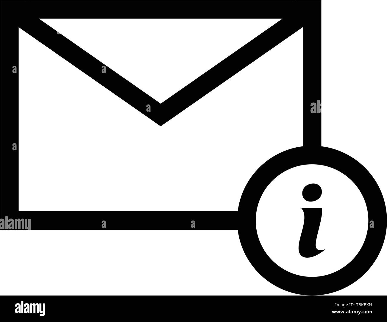 Message information icon vector Stock Vector Image & Art - Alamy