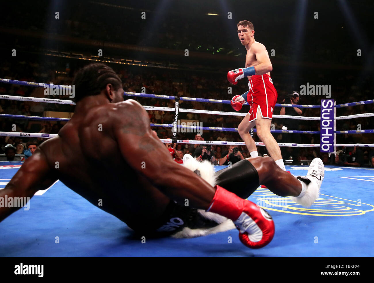 Callum Smith Right In Action Against Hassan N Dam In The Wba