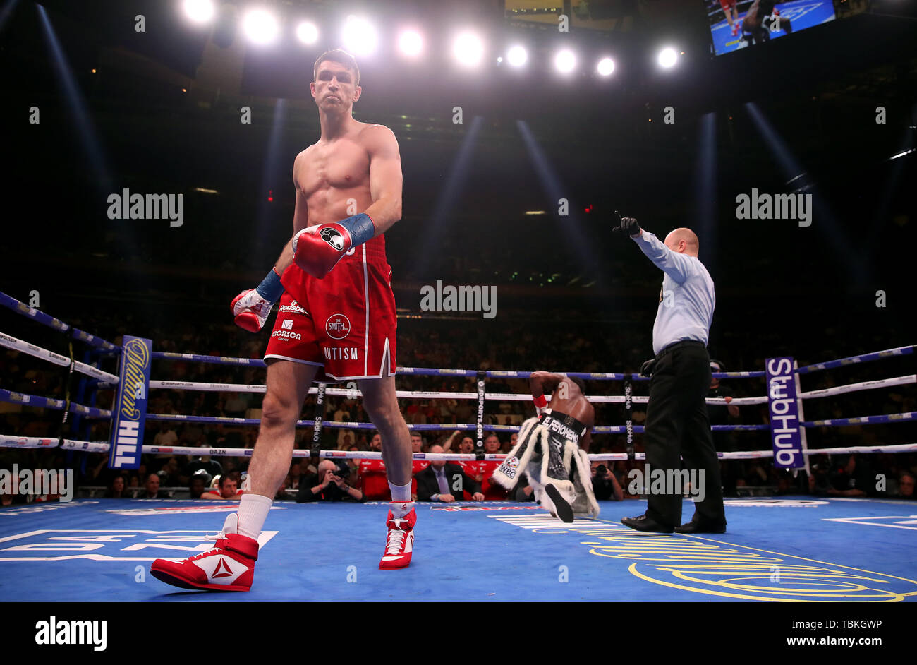 Callum Smith Left In Action Against Hassan N Dam In The Wba