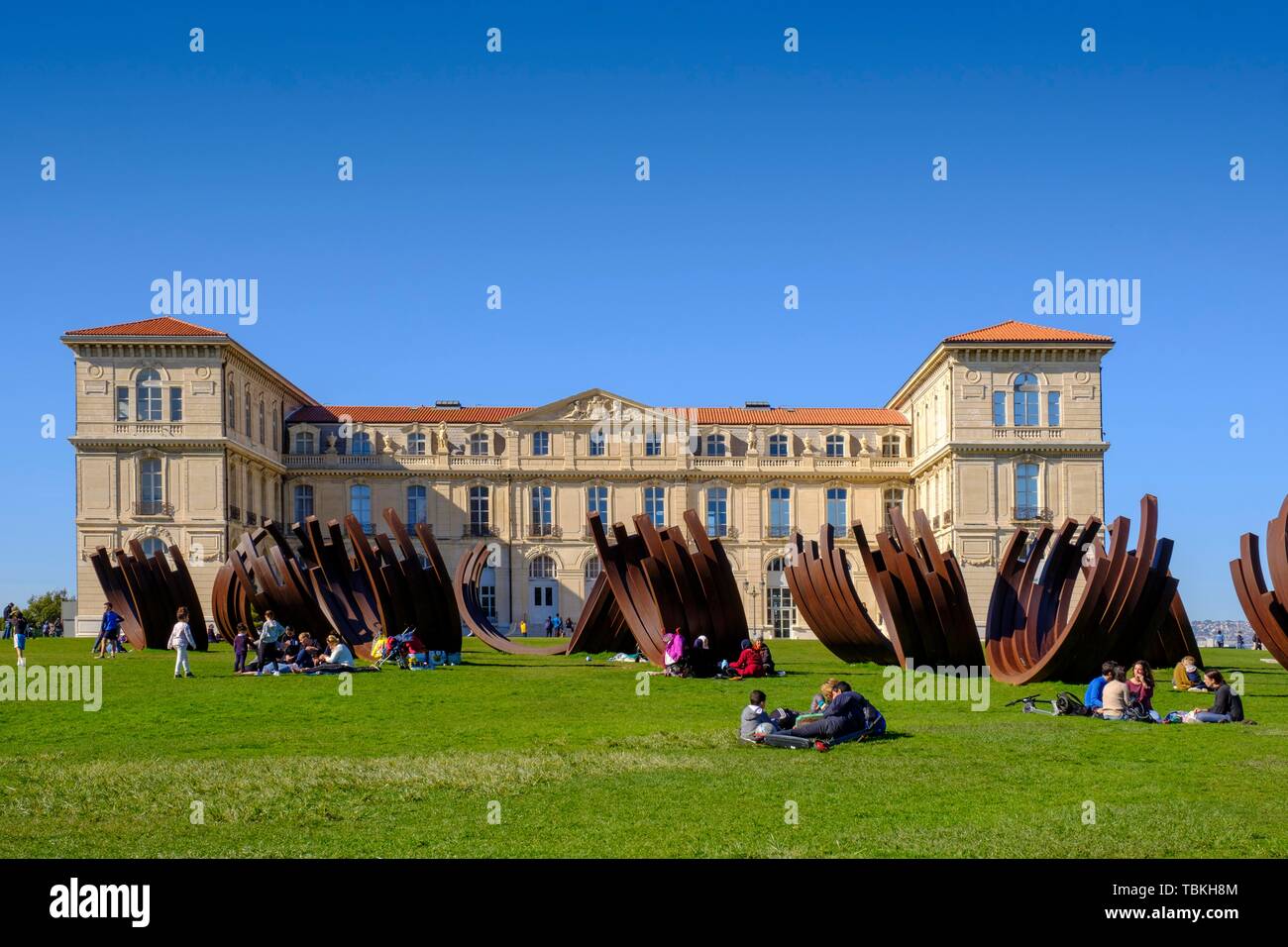 Pharo Palace, Pharo Palace, Marseille, Provence-Alpes-Cote d'Azur, France Stock Photo