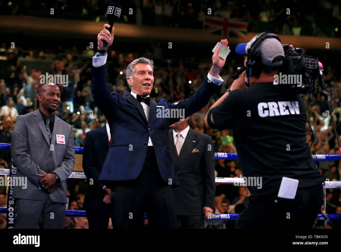American announcer Michael Buffer at Madison Square Garden, New York